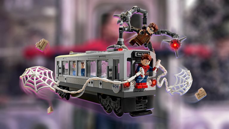 Questo nuovo set LEGO ricrea la scena più iconica di Spider-Man 2